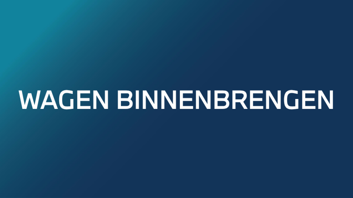 Wagen binnenbrengen