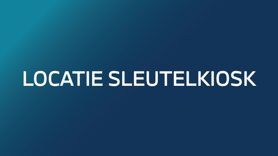 Locatie sleutelkiosk